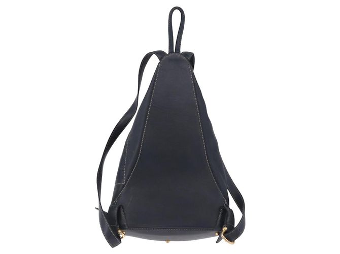 LOEWE Body Bag Leather Navy Gold - vista 2