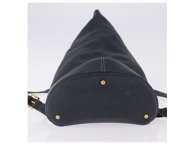 LOEWE Body Bag Leather Navy Gold - vista 5