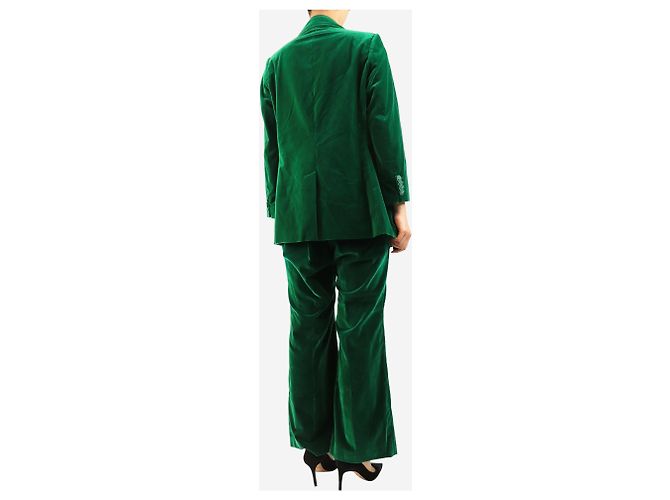 Etro Completo in velluto verde due pezzi - size UK 14 - vista 2