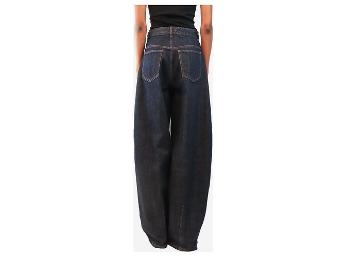 Jacquemus Vaqueros wide-leg índigo - size UK 8 Azul - vista 3
