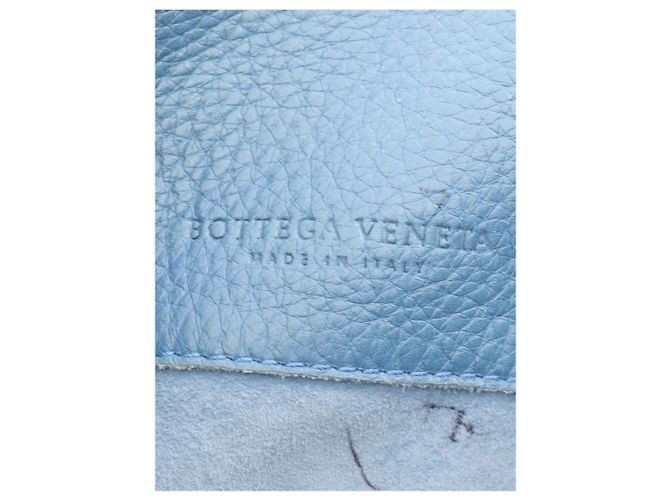 Bottega Veneta Borsa a tracolla in pelle Intrecciato blu - vista 4