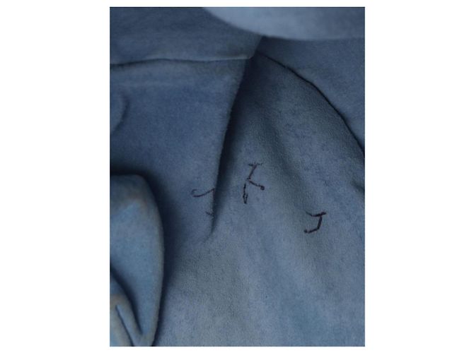 Bottega Veneta Borsa a tracolla in pelle Intrecciato blu - vista 6