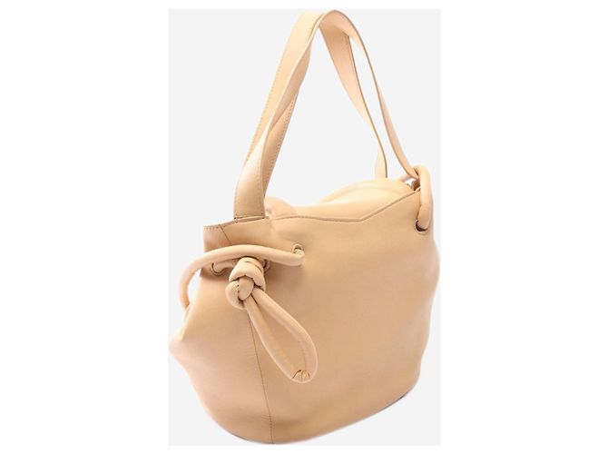 Bottega Veneta Borsa a tracolla in pelle Neutral Beak - vista 2