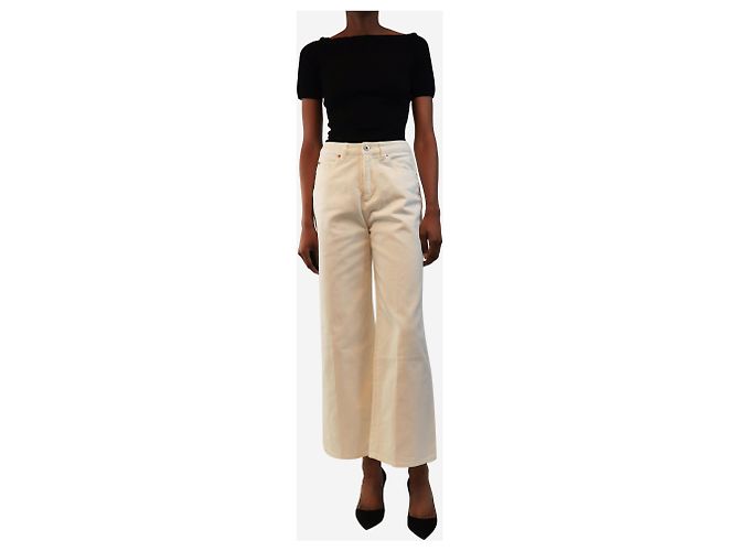 Valentino Vaqueros anchos blancos - size UK 8 - vista 2