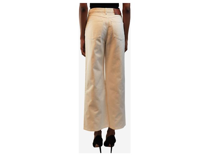 Valentino Vaqueros anchos blancos - size UK 8 - vista 3