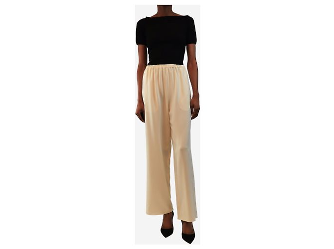 Autre Marque Elastische Hose in Creme - size XS Roh - Ansicht 2