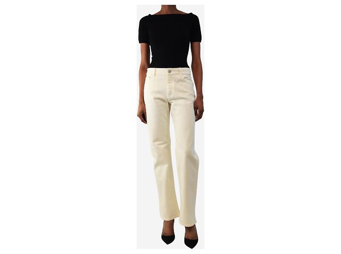 Ralph Lauren Jeans straight-leg creme - size UK 6 Cru - vista 2