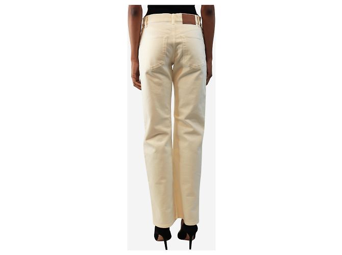 Ralph Lauren Jeans straight-leg creme - size UK 6 Cru - vista 3