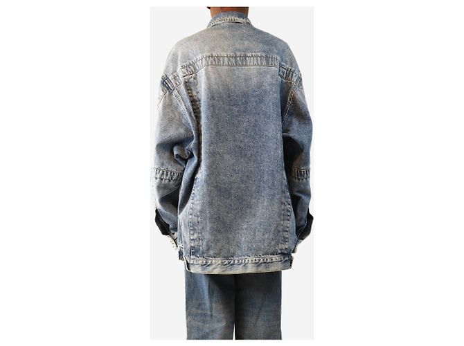 Maison Martin Margiela Blaue Oversized-Denimjacke - size XS - Ansicht 2