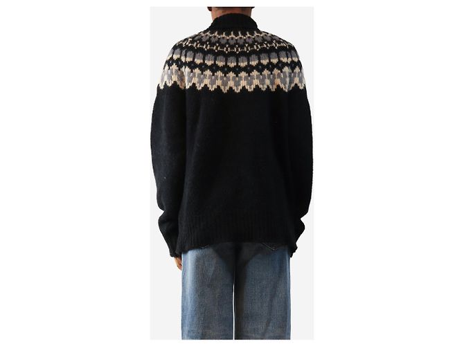 Autre Marque Rollkragenpullover aus Alpakamischung in Schwarz - size XS - Ansicht 2
