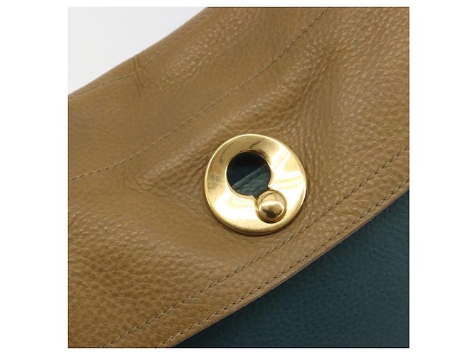 SAINT LAURENT Hand Bag Leather Navy Beige 197149 - vista 17