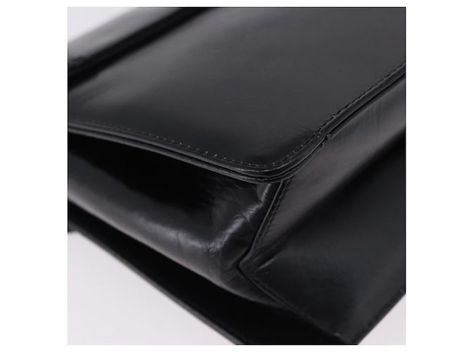 Christian Dior Shoulder Bag Leather Black Gold Tone - vista 15