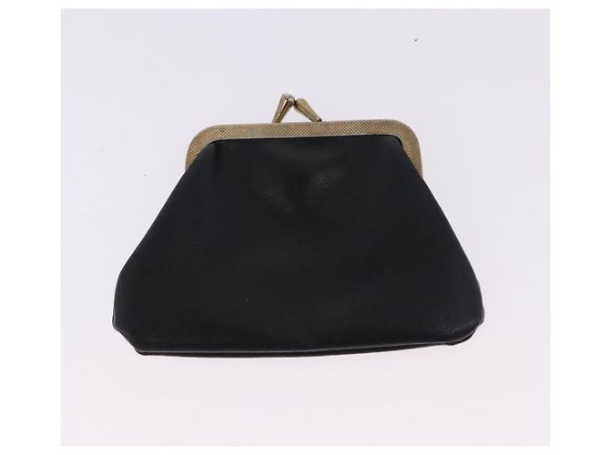 Christian Dior Shoulder Bag Leather Black Gold Tone - vista 28