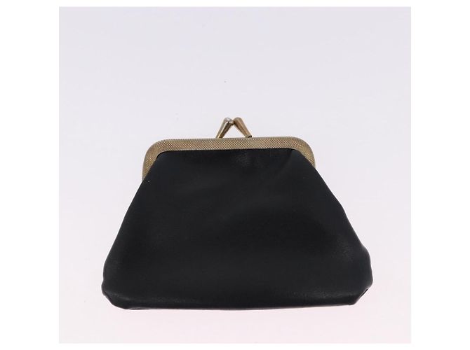 Christian Dior Shoulder Bag Leather Black Gold Tone - vista 29