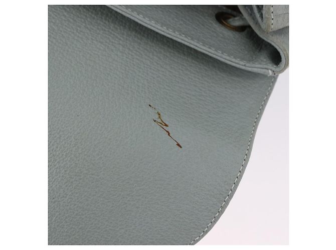 GUCCI Bamboo Backpack Suede Light Blue Gold 003 2058 0016 - vista 10