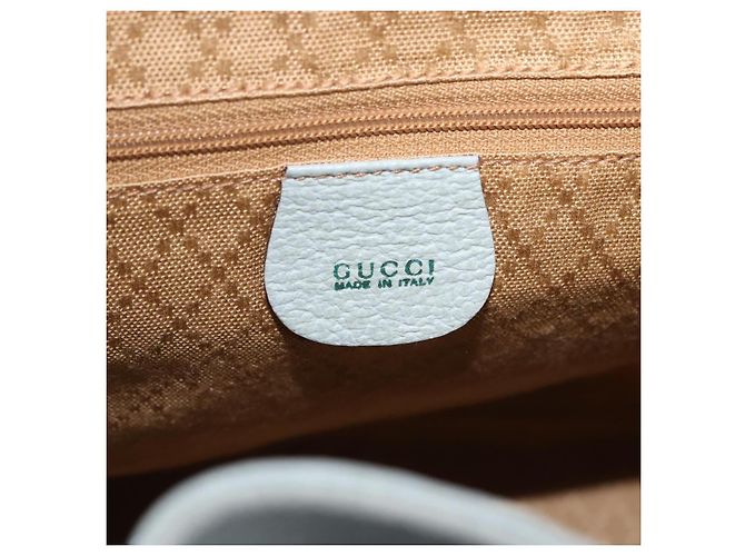 GUCCI Bamboo Backpack Suede Light Blue Gold 003 2058 0016 - vista 23