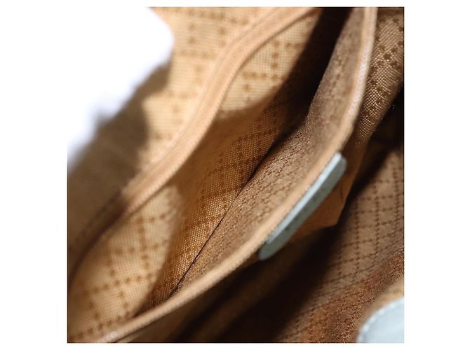 GUCCI Bamboo Backpack Suede Light Blue Gold 003 2058 0016 - vista 27