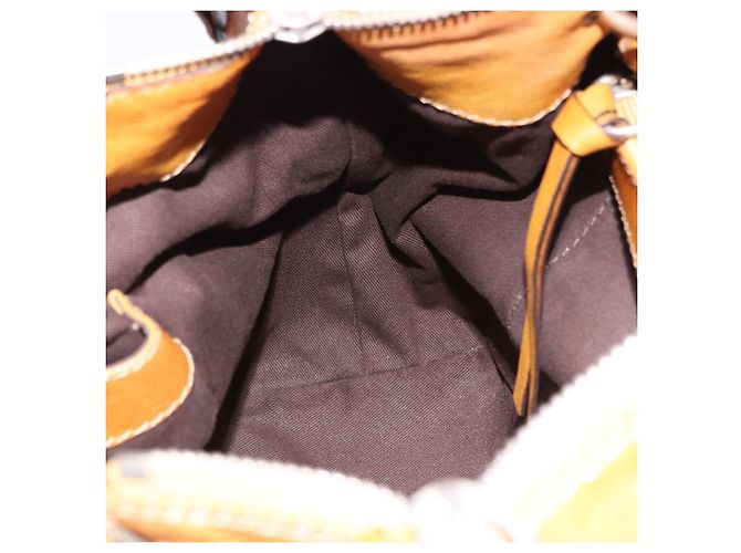 Chloé Chloe Hand Bag Leather Beige Gold Silver - vista 23