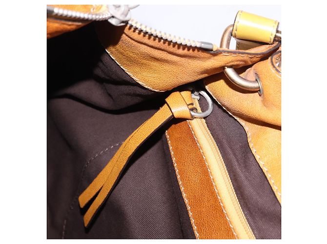 Chloé Chloe Hand Bag Leather Beige Gold Silver - vista 24