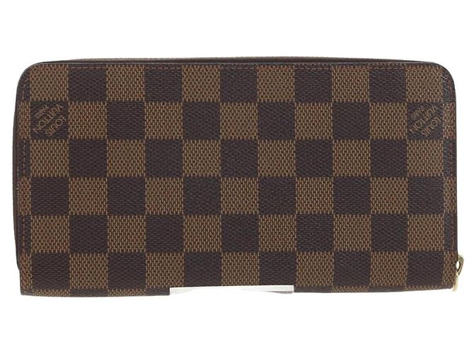 LOUIS VUITTON Damier Ebene Zippy Wallet Long Wallet N41661 LV - vista 2