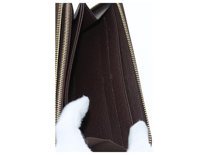LOUIS VUITTON Damier Ebene Zippy Wallet Long Wallet N41661 LV - vista 22