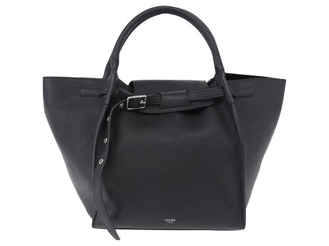 Céline CELINE Big Bag Small Leather 2way Black Silver - vista 13