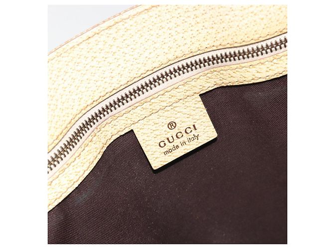 GUCCI GG Canvas Hand Bag Beige Bronze 124260 - vista 17