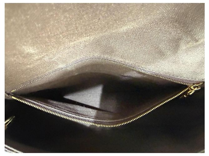 Borsa Louis Vuitton Menilmontant PM Logo Monogram Brown Marrone Monogramma - vista 12