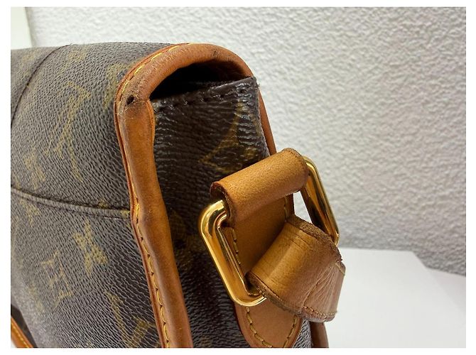Borsa Louis Vuitton Menilmontant PM Logo Monogram Brown Marrone Monogramma - vista 14