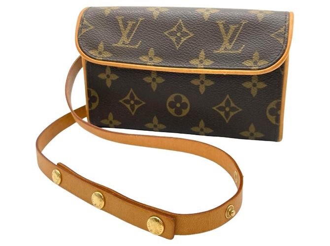 Borsa vita Louis Vuitton Florentine Marrone - vista 5