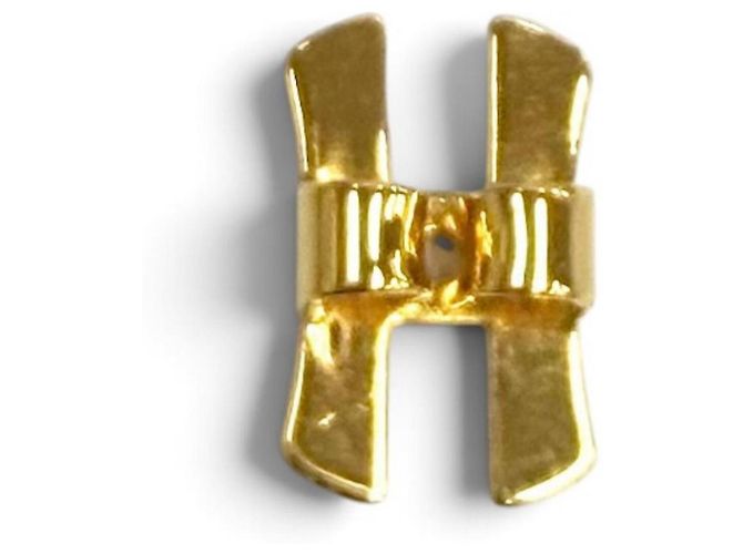 Hermès Orecchini Hermes Eclipse H-Post Rosa D'oro - vista 6