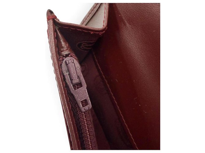 Cartera larga de piel Cartier Must de C-Motif Burdeos - vista 8