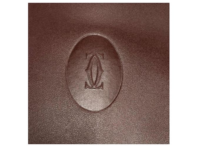 Cartera larga de piel Cartier Must de C-Motif Burdeos - vista 9