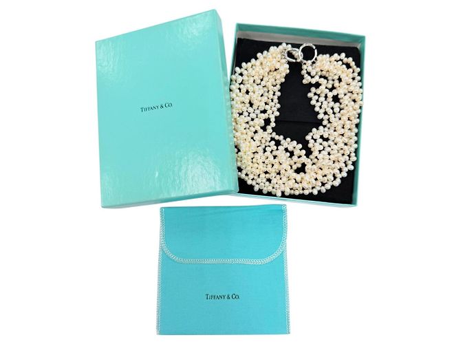 Collana di perle d'acqua dolce Torsade Tiffany & Co. Argento Bianco - vista 2