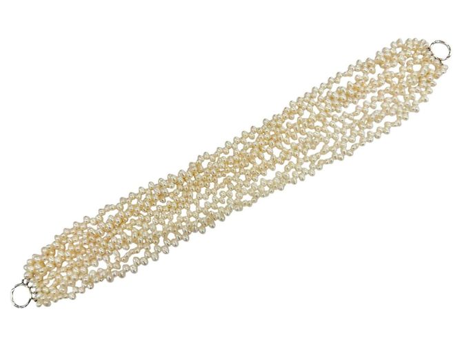 Collana di perle d'acqua dolce Torsade Tiffany & Co. Argento Bianco - vista 4