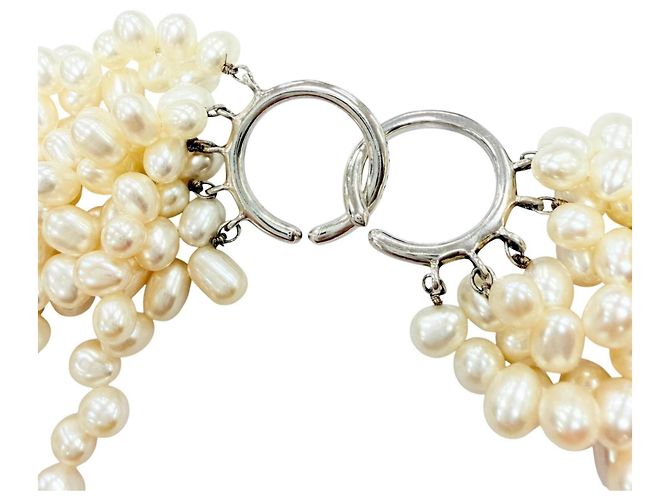 Collana di perle d'acqua dolce Torsade Tiffany & Co. Argento Bianco - vista 6