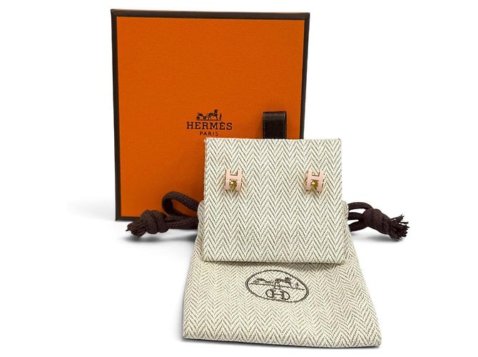 Hermès HERMES Mini Pop H Ohrringe Pink Golden - Ansicht 2