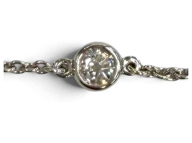 Bracciale Tiffany & Co. Elsa Peretti Diamond by the Yard Argento - vista 3
