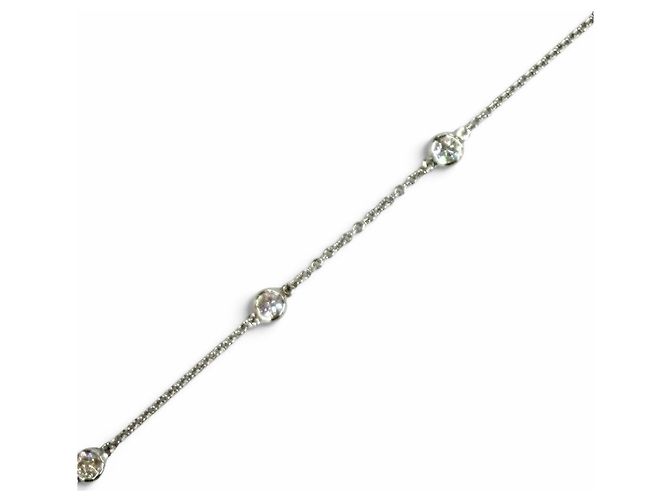 Bracciale Tiffany & Co. Elsa Peretti Diamond by the Yard Argento - vista 6