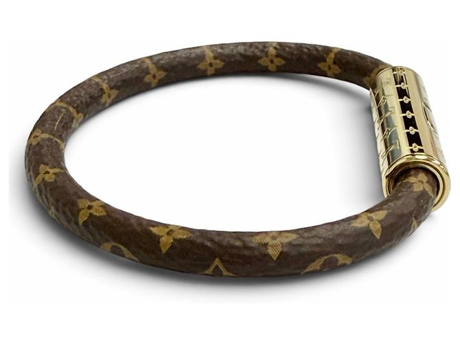Bracciale Louis Vuitton LV Confidential Monogram D'oro - vista 3