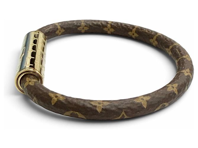 Bracciale Louis Vuitton LV Confidential Monogram D'oro - vista 4