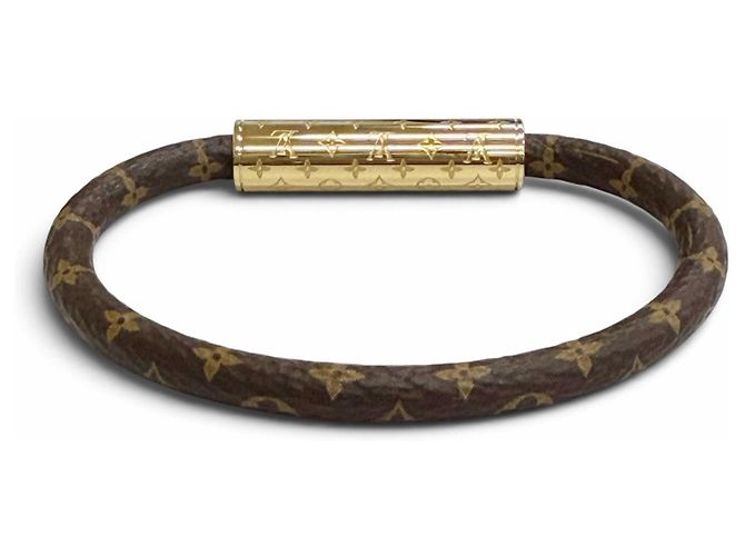 Bracciale Louis Vuitton LV Confidential Monogram D'oro - vista 5