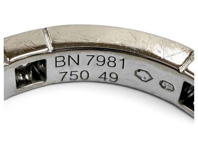 Anello Cartier Lanieres mezzo diamante D'oro - vista 6