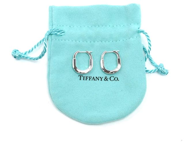 Tiffany & Co Orecchini a lobo Rock Small in oro bianco 18K Tiffany - vista 5
