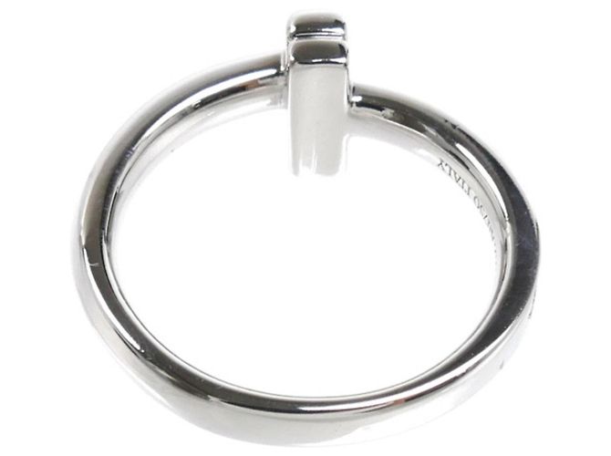Tiffany & Co. T One Ring aus 18K Weißgold mit Diamant - Ansicht 4
