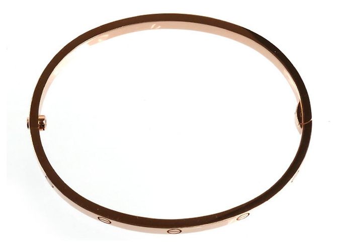 Bracciale con charm Cartier in oro rosa 18K - vista 3