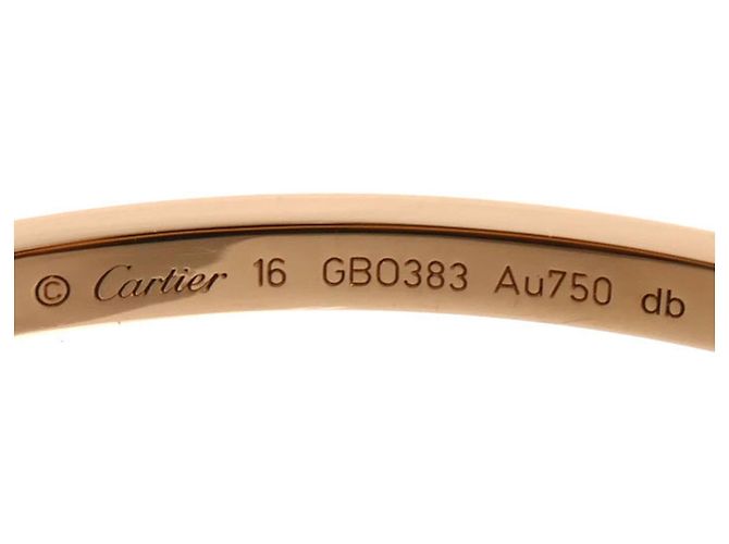 Bracciale con charm Cartier in oro rosa 18K - vista 4