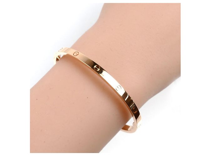 Bracciale con charm Cartier in oro rosa 18K - vista 5