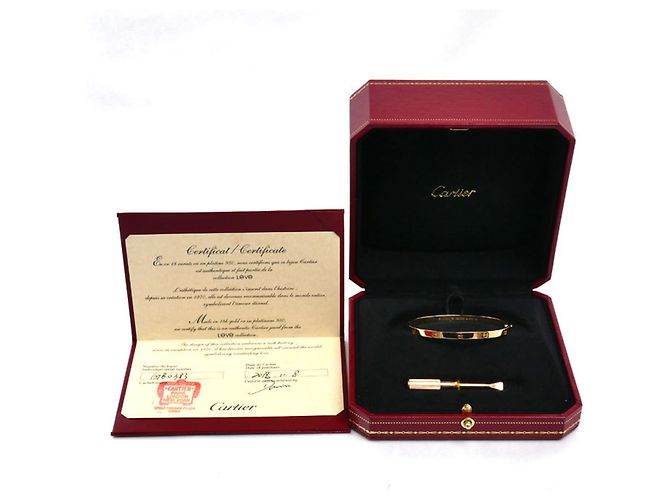 Bracciale con charm Cartier in oro rosa 18K - vista 6