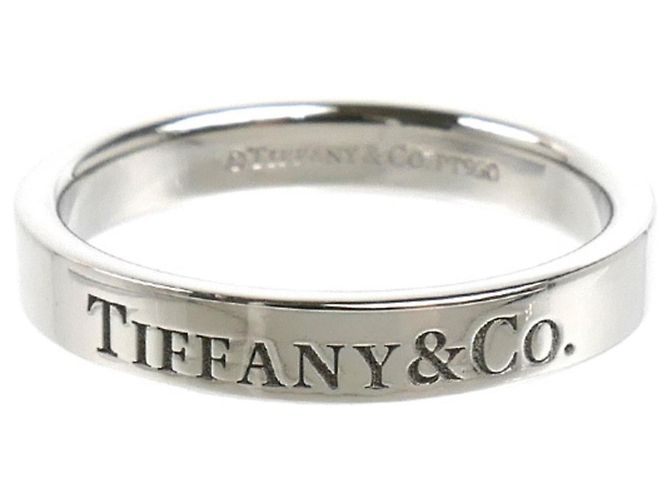 Anello Fascia Piatta Tiffany & Co. Pt950 Platinum - vista 3